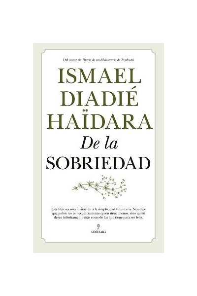 DE LA SOBRIEDAD