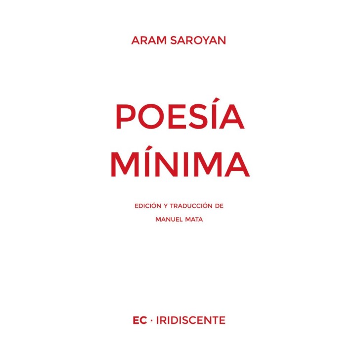 POESIA MINIMA