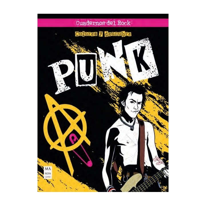 COLOREA Y DESCUBRE PUNK
