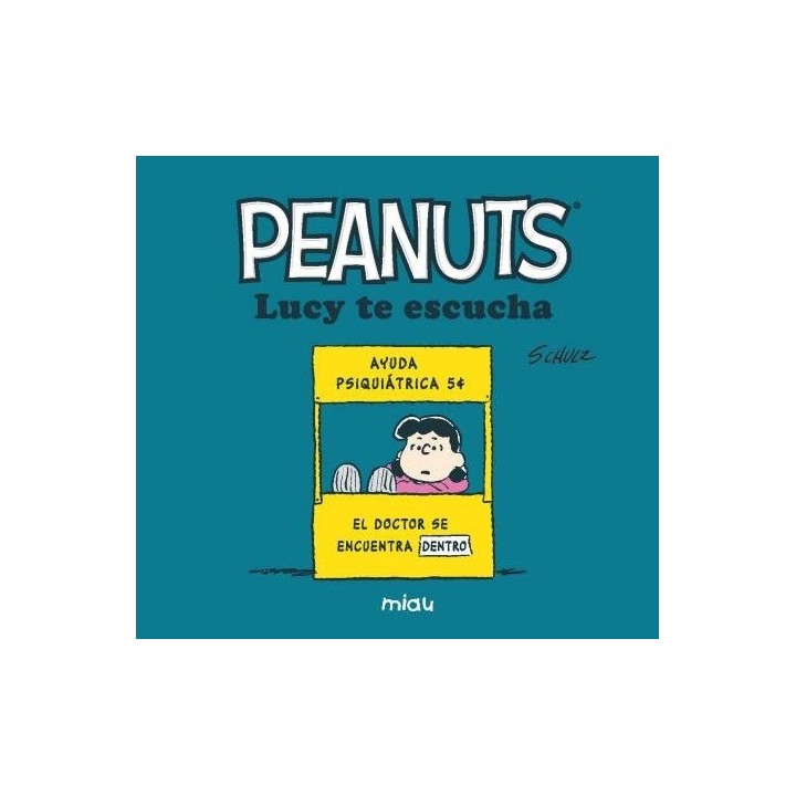 PEANUTS LUCY TE ESCUCHA