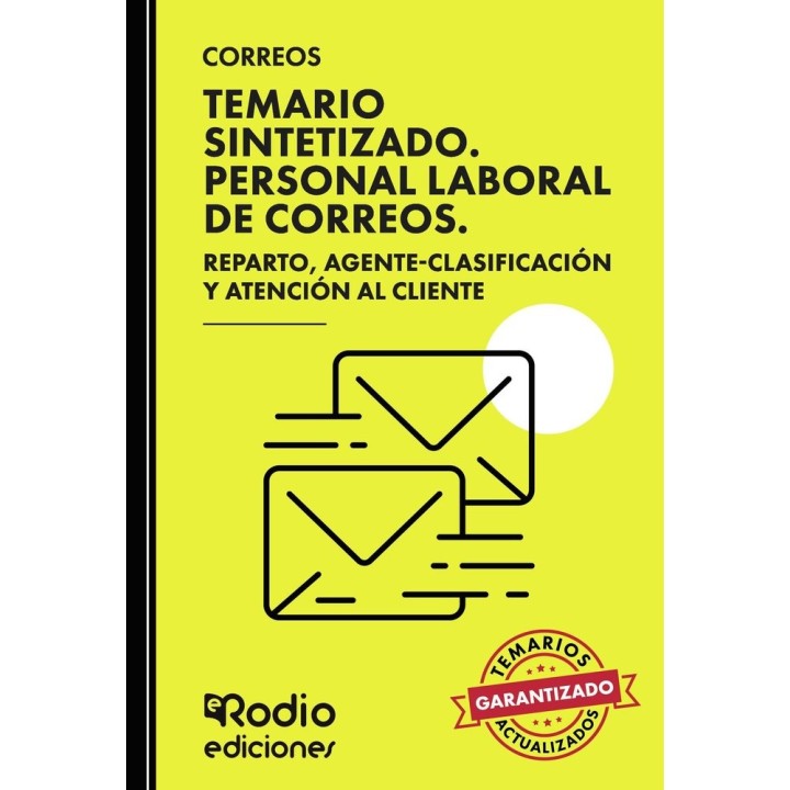 TEMARIO SINTETIZADO PERSONAL LABORAL DE CORREOS