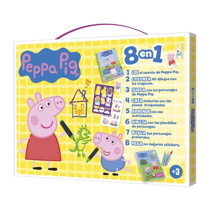 MALETIN 8 EN 1 PEPPA PIG