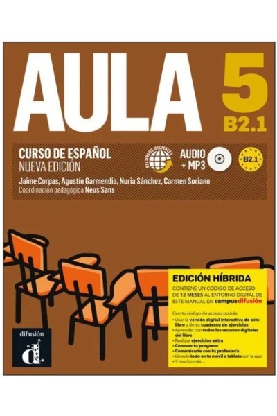 AULA NUEVA EDICION 5 ED HIBRIDA LIBRO DEL ALUMNO+CD