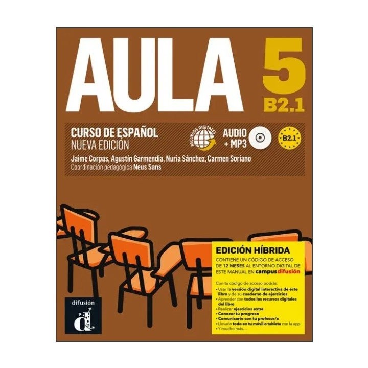 AULA NUEVA EDICION 5 ED HIBRIDA LIBRO DEL ALUMNO+CD