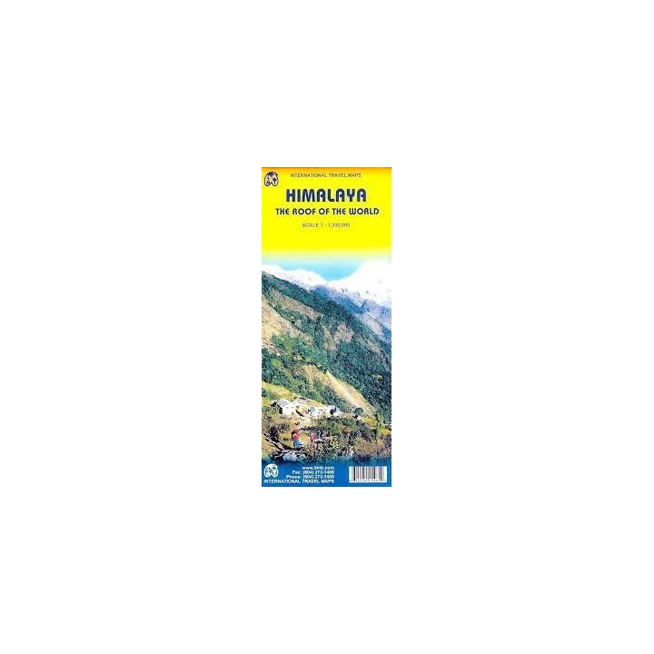 HIMALAYA THE ROOF OF THE WORLD. SCALE 1 : 1, 300,000
