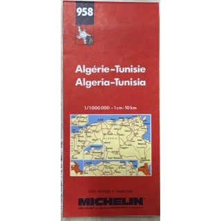 Algérie Tunisie 1 : 1000 000 - 1 cm : 10 km