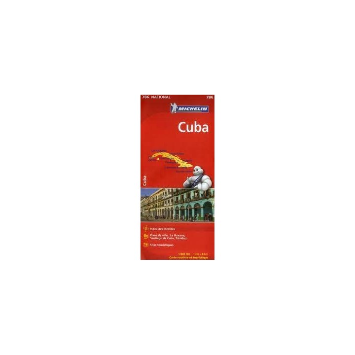 Map - Carte Nationale Cuba - Michelin (786)