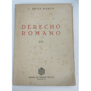 Derecho Romano II. Volumen III