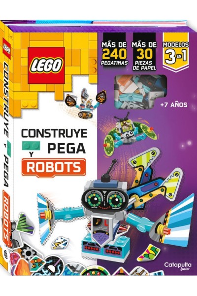 LEGO CONSTRUYE Y PEGA ROBOTS