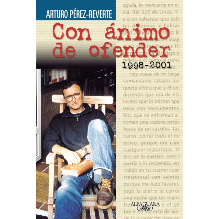 CON ANIMO DE OFENDER 1998-2001 ALFAGUARA