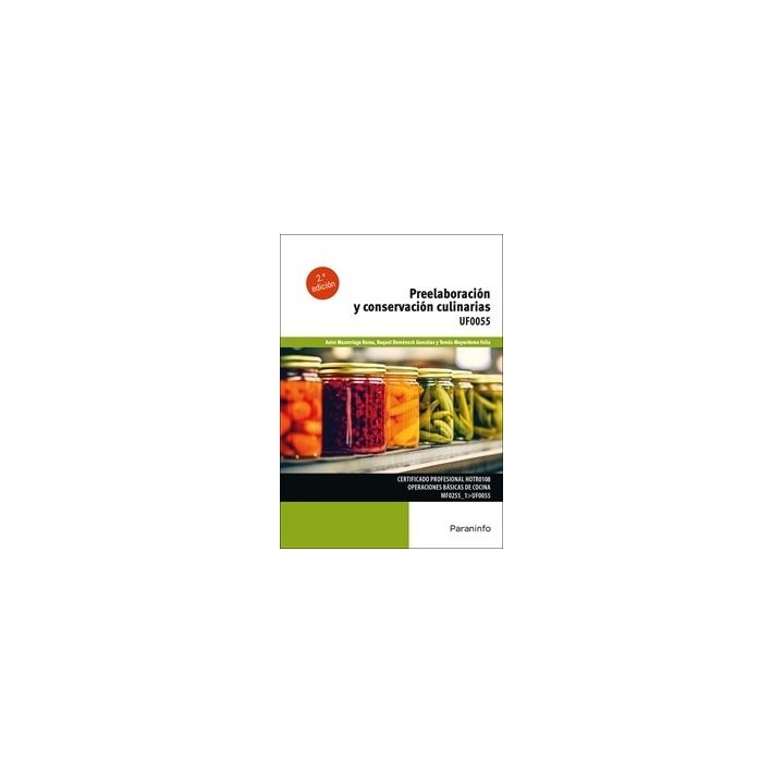 PREELABORACION Y CONSERVACION CULINARIAS