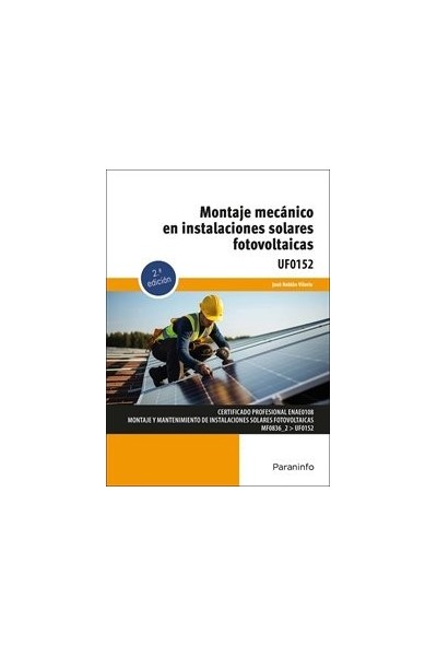 MONTAJE MECANICO EN INSTALACIONES SOLARES FOTOVOLTAICAS