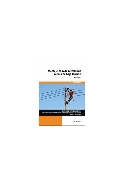 MONTAJE DE REDES ELECTRICAS AEREAS DE BAJA TENSION