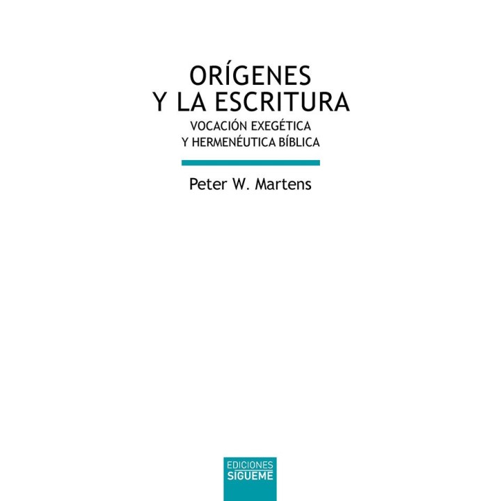 ORIGENES Y LA ESCRITURA