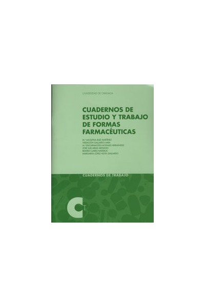 CUADERNOS ESTUDIO Y TRABAJO FORMAS FARMACEUTICAS
