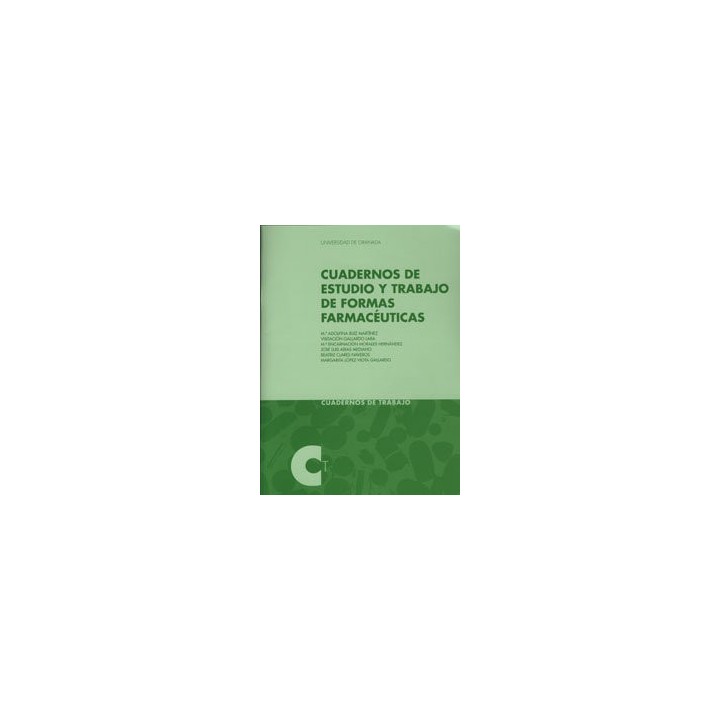 CUADERNOS ESTUDIO Y TRABAJO FORMAS FARMACEUTICAS