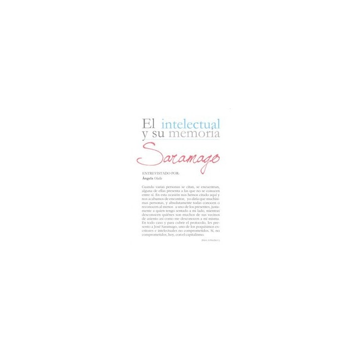 INTELECTUAL Y SU MEMORIA SARAMAGO