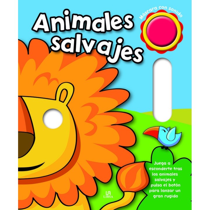 ANIMALES SALVAJES MASCARA CON SONIDO