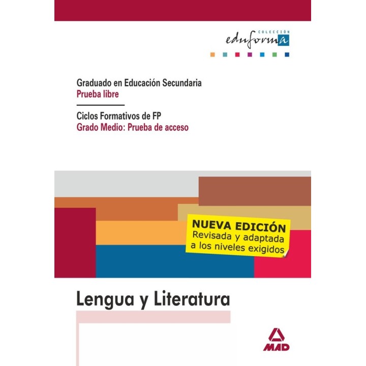 LENGUA Y LITERATURA PRUEBA LIBRE ESO CF GM N.E