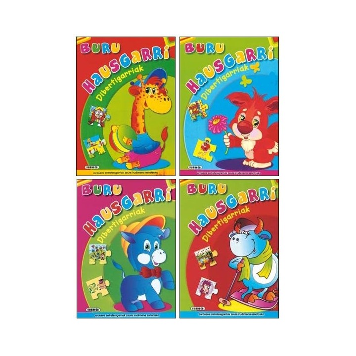 BURUHAUSGARRI DIBERTIGARRIAK (4 TITULU)