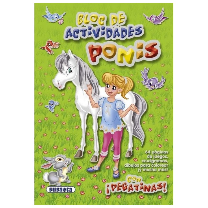 PONIS BLOC DE ACTIVIDADES CON PEGATINAS VERDE