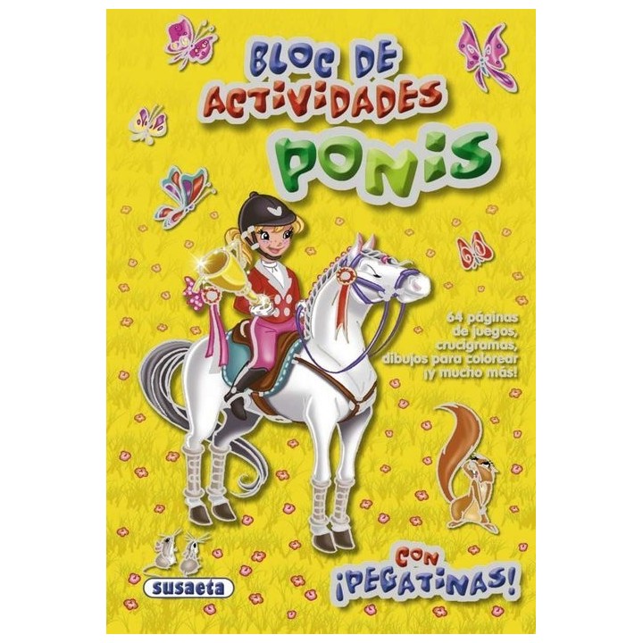 PONIS BLOC DE PEGATINAS CON PEGATINAS AMARILLO