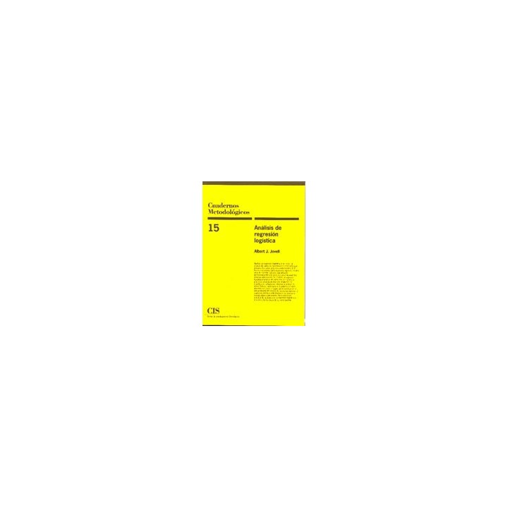 CUADERNOS METODOLOGICOS 15/ANALISIS REGR