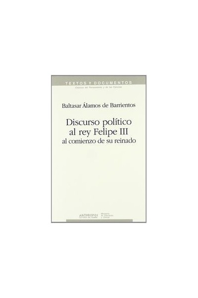 DISCURSO POLITICA REY FELIPE III