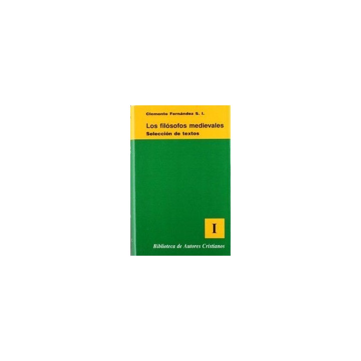 FILOSOFOS MEDIEVALES. I: FILOSOFIA PATRISTICA. FILOSOFIA ARA