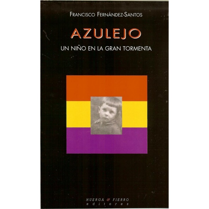 AZULEJO UN NIÑO EN LA GRAN TORMENTA