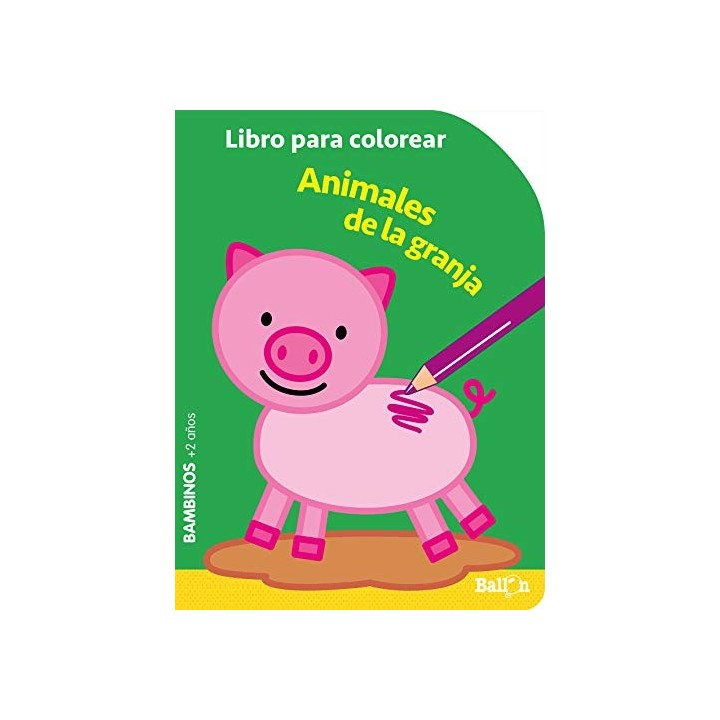 LIBRO PARA COLOREAR ANIMALES DE LA GRANJA