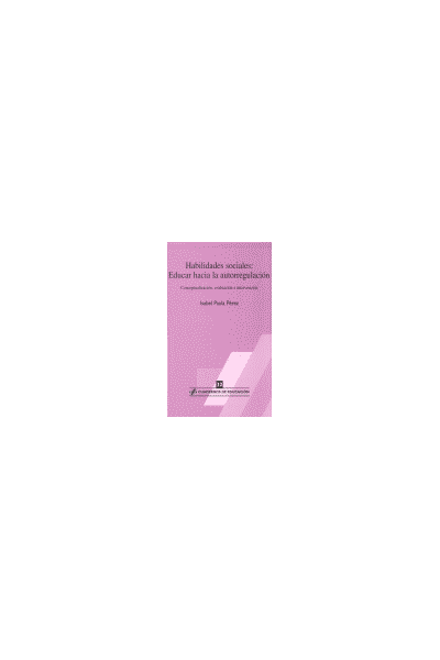 HABILIDADES SOCIALES EDUCAR HACIA AUTORREGULACION