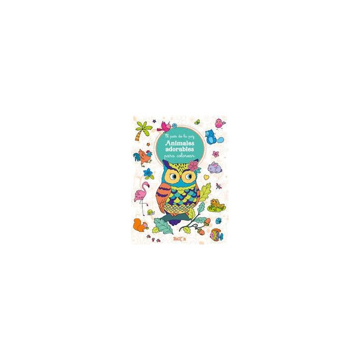 Animales adorables para colorear