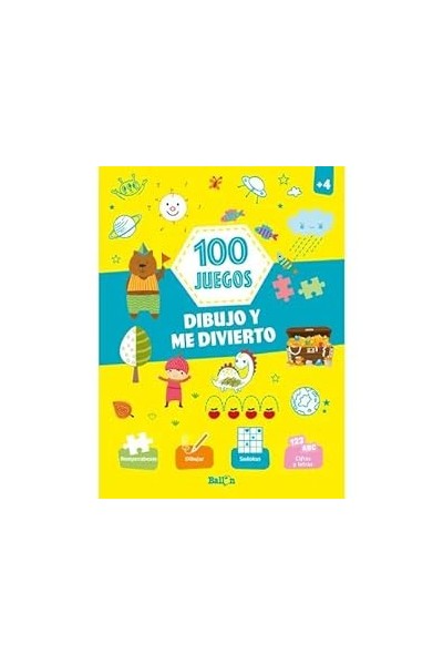 100 JUEGOS. DIBUJO Y ME DIVIERTO +4 AÑOS