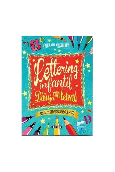 LETTERING INFANTIL DIBUJA CON LETRAS CON ACTIVIDADES PASO
