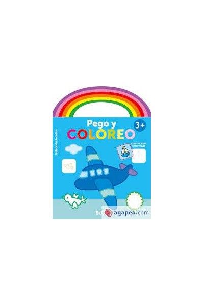 PEGO Y COLOREO. CON STICKERS REMOVIBLES (3+ AÑOS).