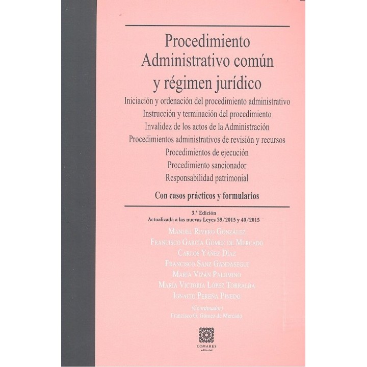 PROCEDIMIENTO ADMINISTRATIVO COMUN Y REGIMEN JURIDICO