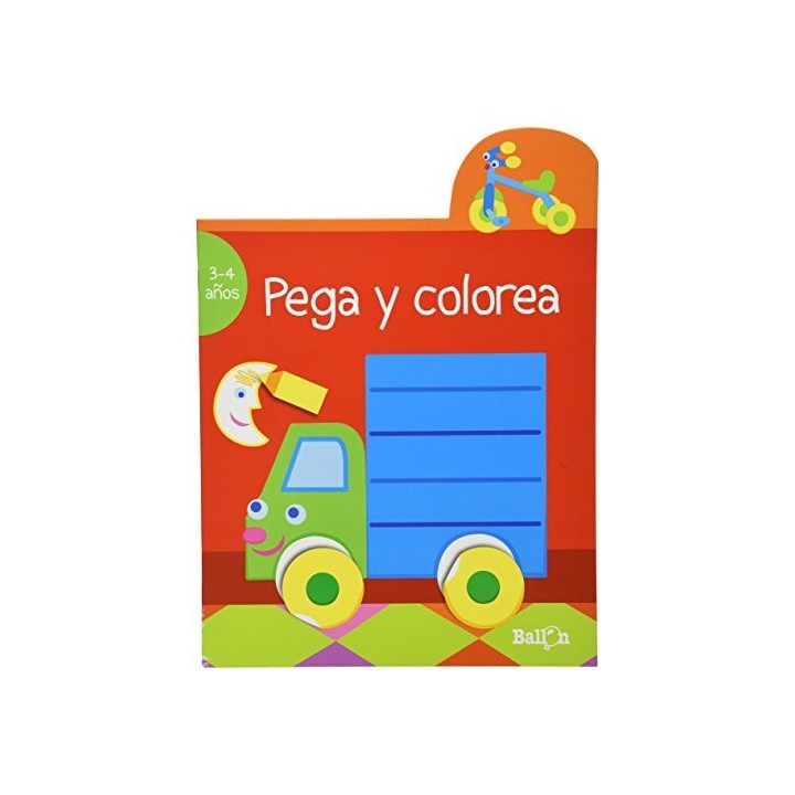 PEGA Y COLOREA 3-4 AÑOS