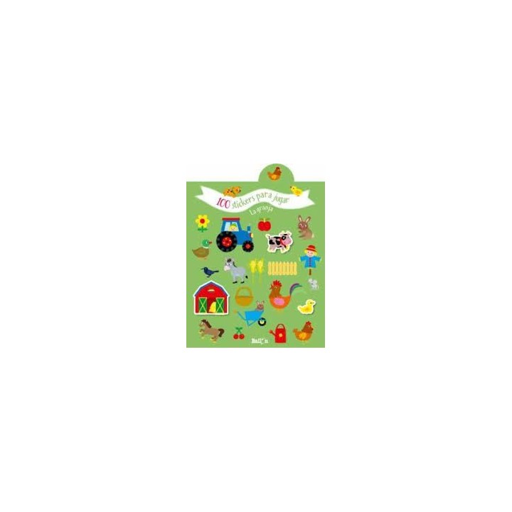 100 STICKERS PARA JUGAR - LA GRANJA.