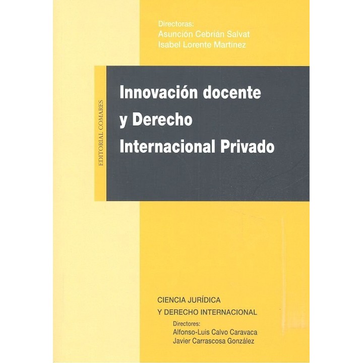 INNOVACION DOCENTE Y DERECHO INTERNACIONAL PRIVADO