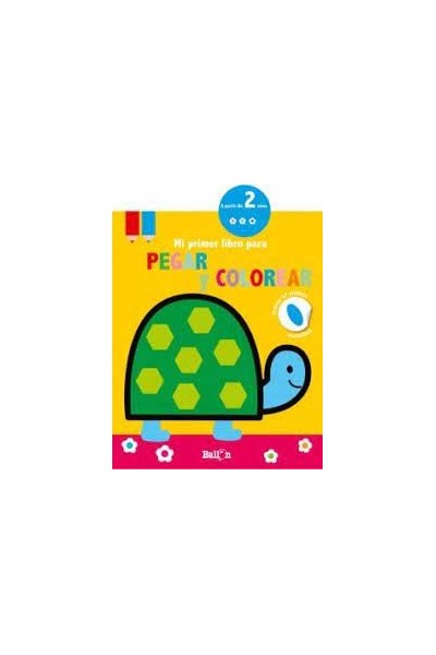 MI PRIMER LIBRO PARA PEGAR Y COLOREAR. INCLUYE 57 STICKERS REMOVIBLES.