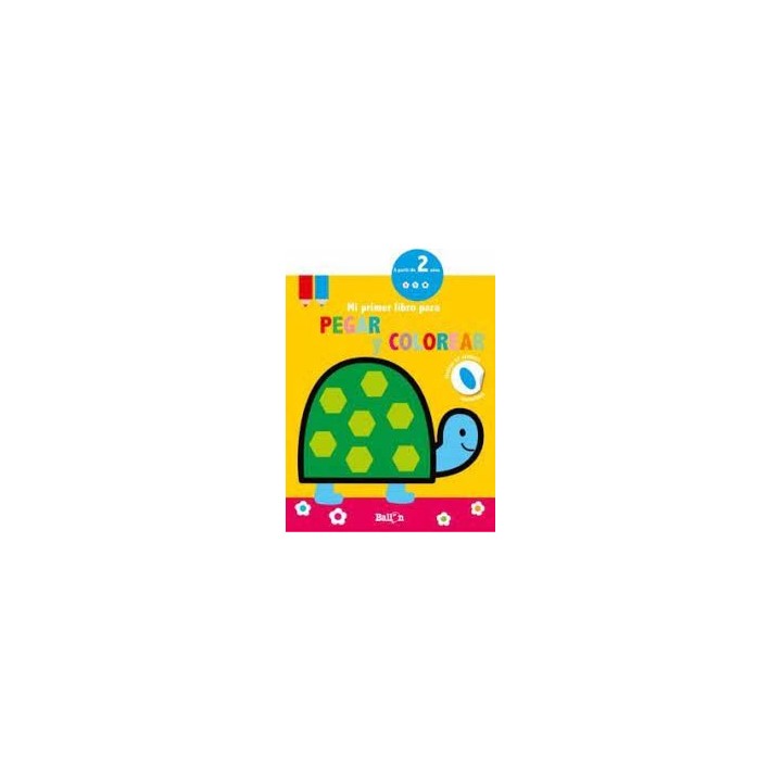 MI PRIMER LIBRO PARA PEGAR Y COLOREAR. INCLUYE 57 STICKERS REMOVIBLES.