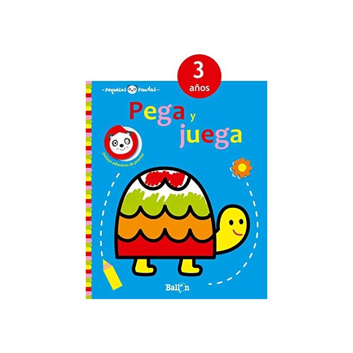 PEGA Y JUEGA. ¡INCLUYE ADHESIVOS DE PREMIO!