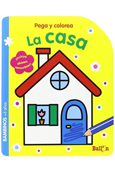 PEGA Y COLOREA LA CASA