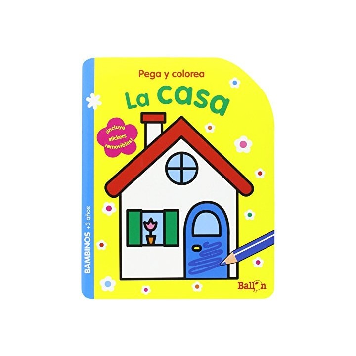 PEGA Y COLOREA LA CASA