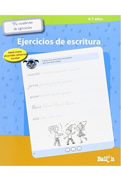 EJERCICIOS DE ESCRITURA 6-7 AÑOS