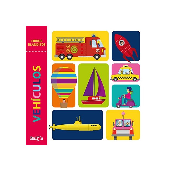 LIBROS BLANDITOS VEHICULOS