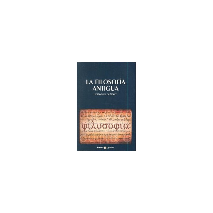 FILOSOFIA ANTIGUA,LA