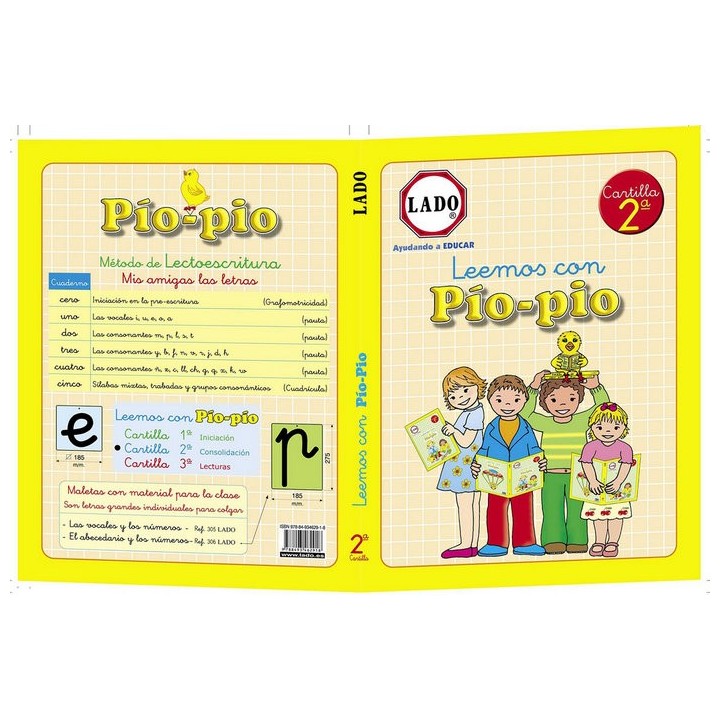 LEEMOS CON PIO PIO CARTILLA 2 EDUCACION INFANTIL