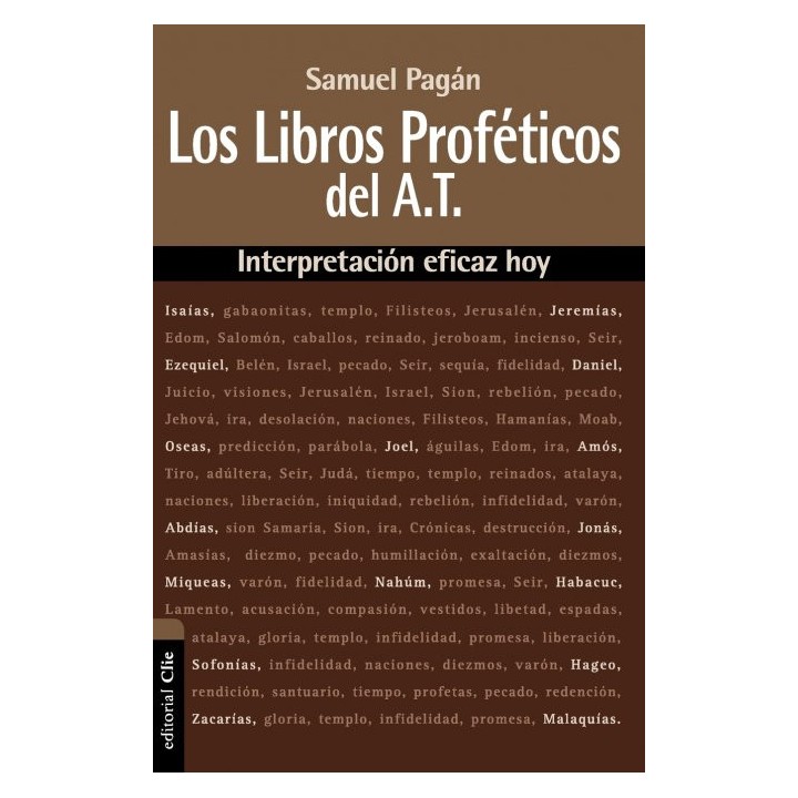 LIBROS PROFETICOS DEL ANTIGUO TESTAMENTO